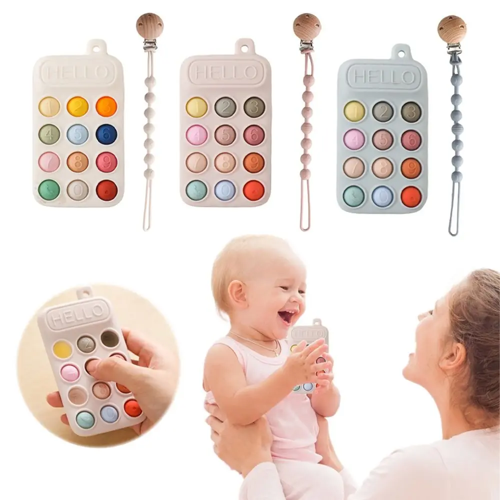 

Новый мультяшный стиль телефона, игрушка-прорезыватель, силиконовая имитация соски для сна, без BPA, защита десен, ранняя развивающая игрушка, подарки