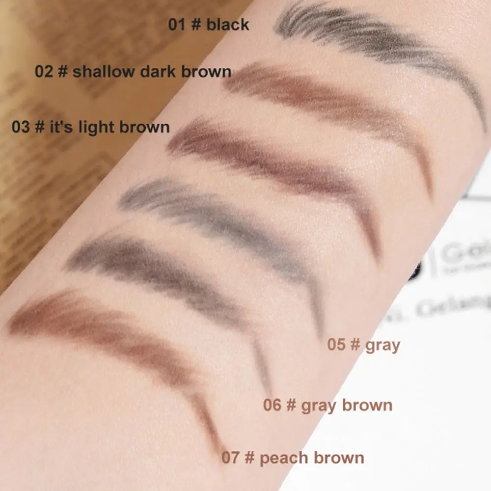 Penna per microblading a prova di sudore per salone Disegna linea Cosmetici Strumenti per il trucco Potenziatore per sopracciglia Strappo Matita per sopracciglia Penna per tatuaggio labbra