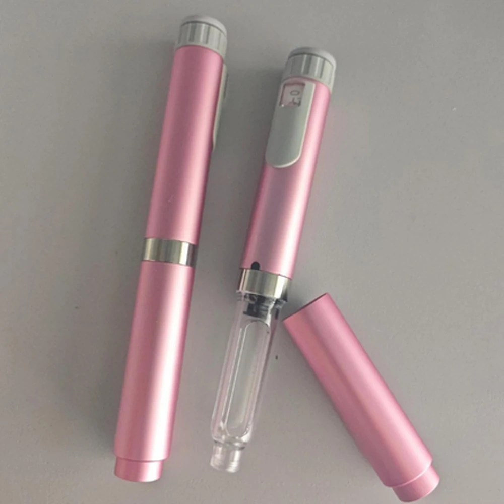 Medical Insulin Magic Pen 3ml Empty Cassette Bottle for Lilly Insulin Cartridges Injection Insulin Pen Tip 4mm 6mm 8mm