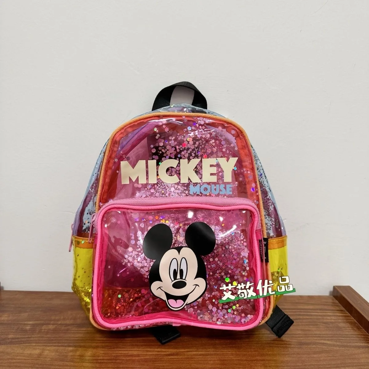 

Original New Disney cartoon kids Minnie Mickey Mouse Backpack bag Kindergarten school bag lady girls birthday gift