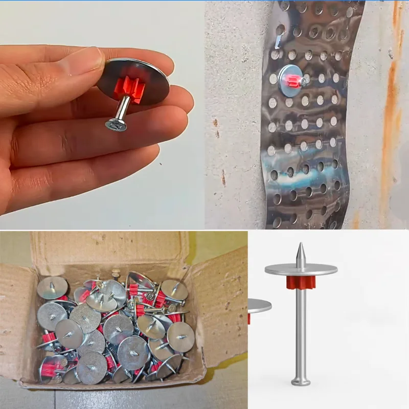 High Strength Steel Concrete Nails with Gasket for Masonry Wall Fixation