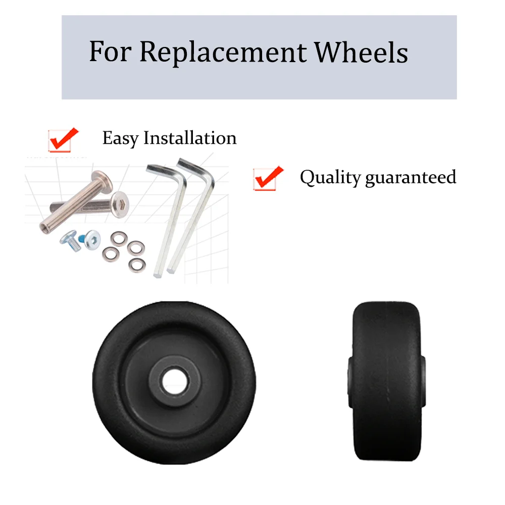 AK02 Luggage Single Wheel 360 Rotation Caster Replacement Trolley Case Roller Wear Resistant
