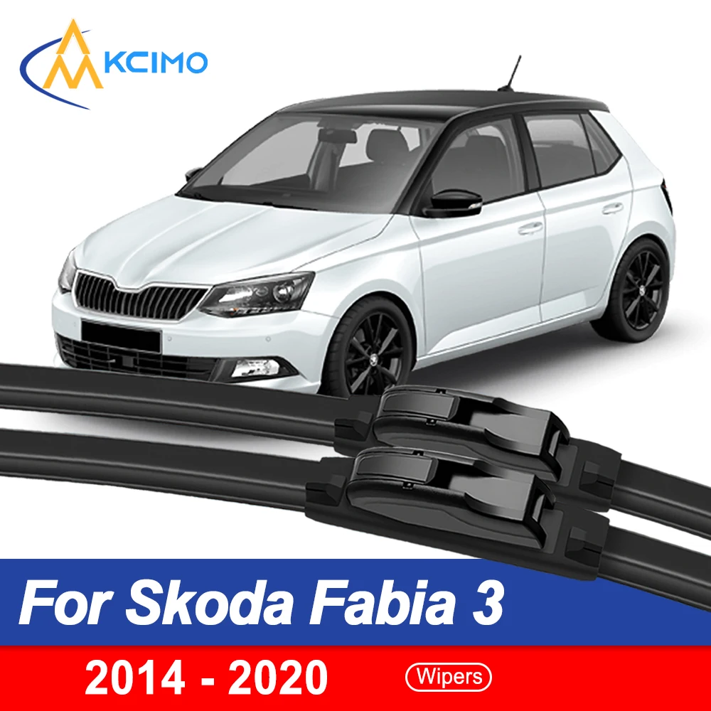 

Wiper Blades For Skoda Fabia 3 MK3 2014 - 2020 Front Windshield Wiper Blade Car Windscreen Window Cleaning Accessories