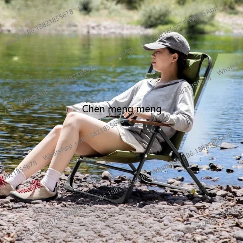 

Горячая распродажа: Складные пляжные кресла-шезлонги для кемпинга, для женщин и взрослых, туристические, с подлокотниками, для отдыха, Tumbona Plegable, мебель для лаунж-зон