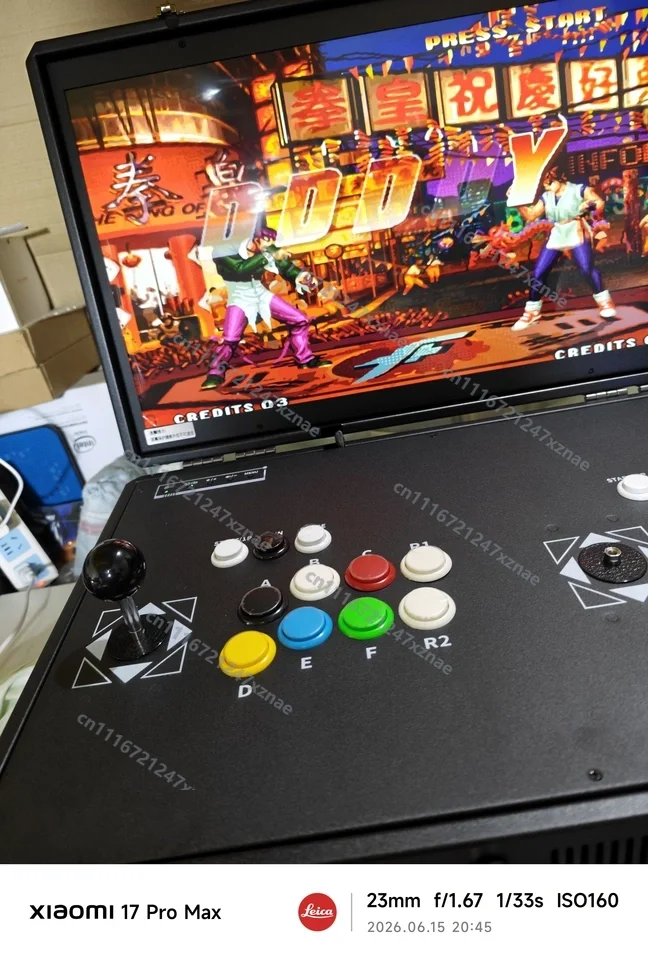 Dual Joystick Retro Fighting Game Console 8000+ Classic Games, 3.5