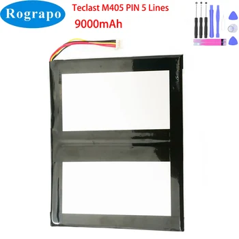 Teclast M40 용 태블릿 PC 배터리, 9000mAh, 22Wh, 3.8V, 5 와이어 플러그, 신제품 