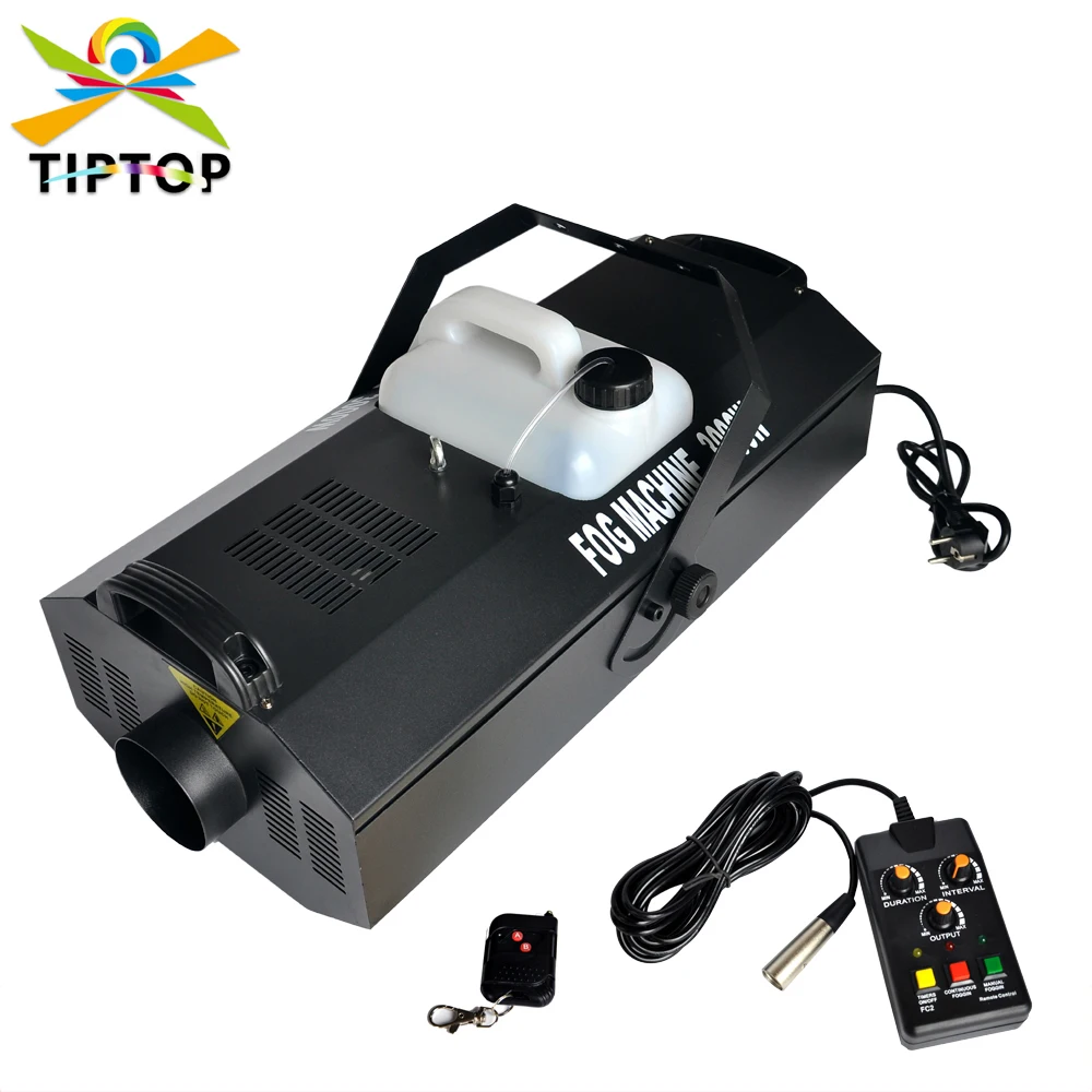 TIPTOP Stage Effect Machine TP-T118 3000W Heavy Fog Machine DMX512/Wireless Remote/Time Quantity Control Big Size High Output