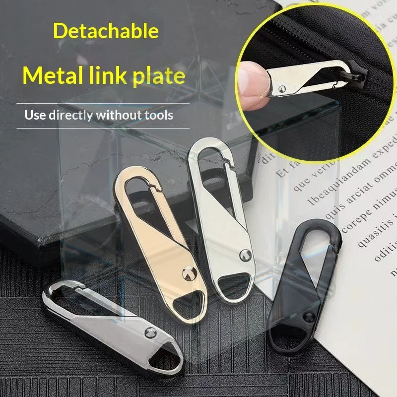4/8Pcs Easy Install Detachable Zipper Pull Replacement Tool Free for Jackets Luggage Totes Camping Backpacks