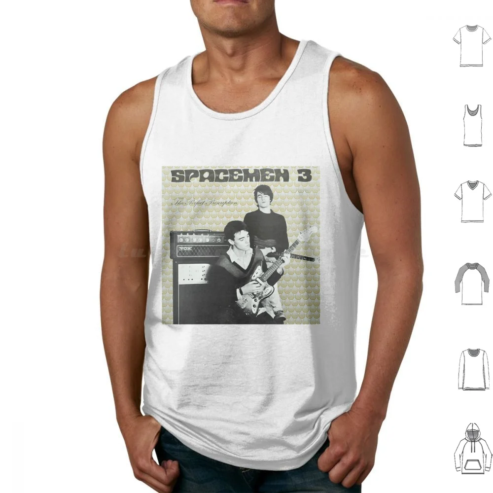 Spacemen 3 Band Minimalistic Psychedelia Rugby , Perfect Prescription Retro Tank Tops Vest Sleeveless Spacemen 3 Band