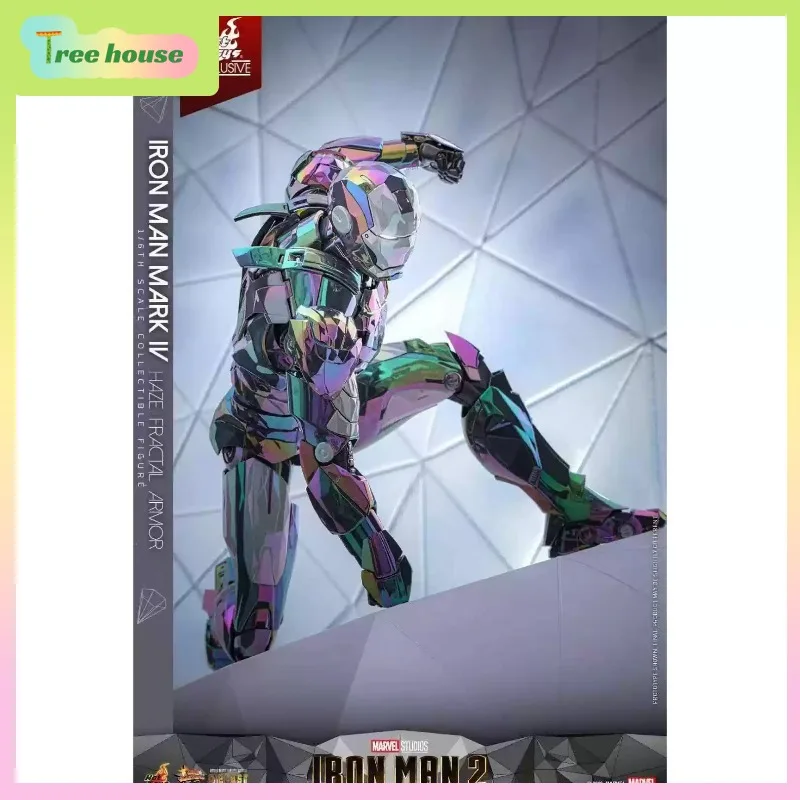 

HotToys 1/6 Scale Iron Man MK3 Stealth 2.0 Blue Limited Edition Soldier Figure MK4 Misty Shadow Iridescent Geometric Version