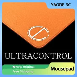 Tappetino per mouse da gioco Ultraglide Meow UCV2 Esports Tappetino per mouse a superficie fine UC ULTRACONTROL Arancione Accessori per PC di grandi dimensioni Regalo