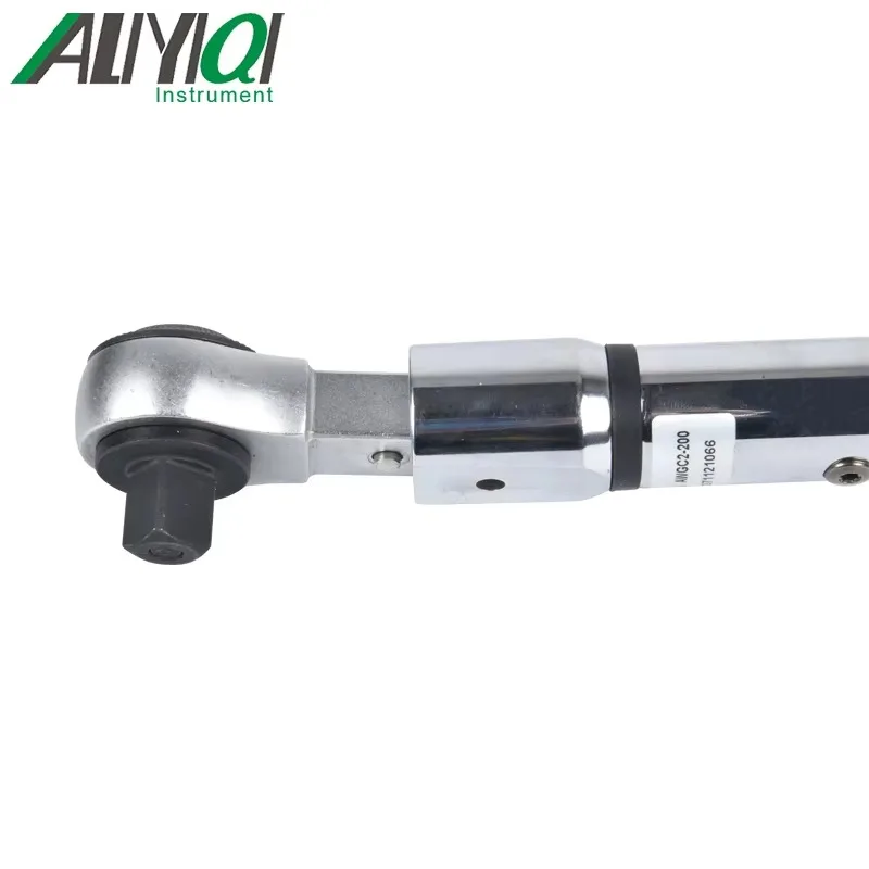 مفتاح عزم الدوران الرقمي برأس قابل للتبديل 200Nm 1/2 نهاية مفتوحة من الفولاذ الكربوني قابل للتعديل للاستخدام الصناعي بنفسك قابل للتخصيص OEM