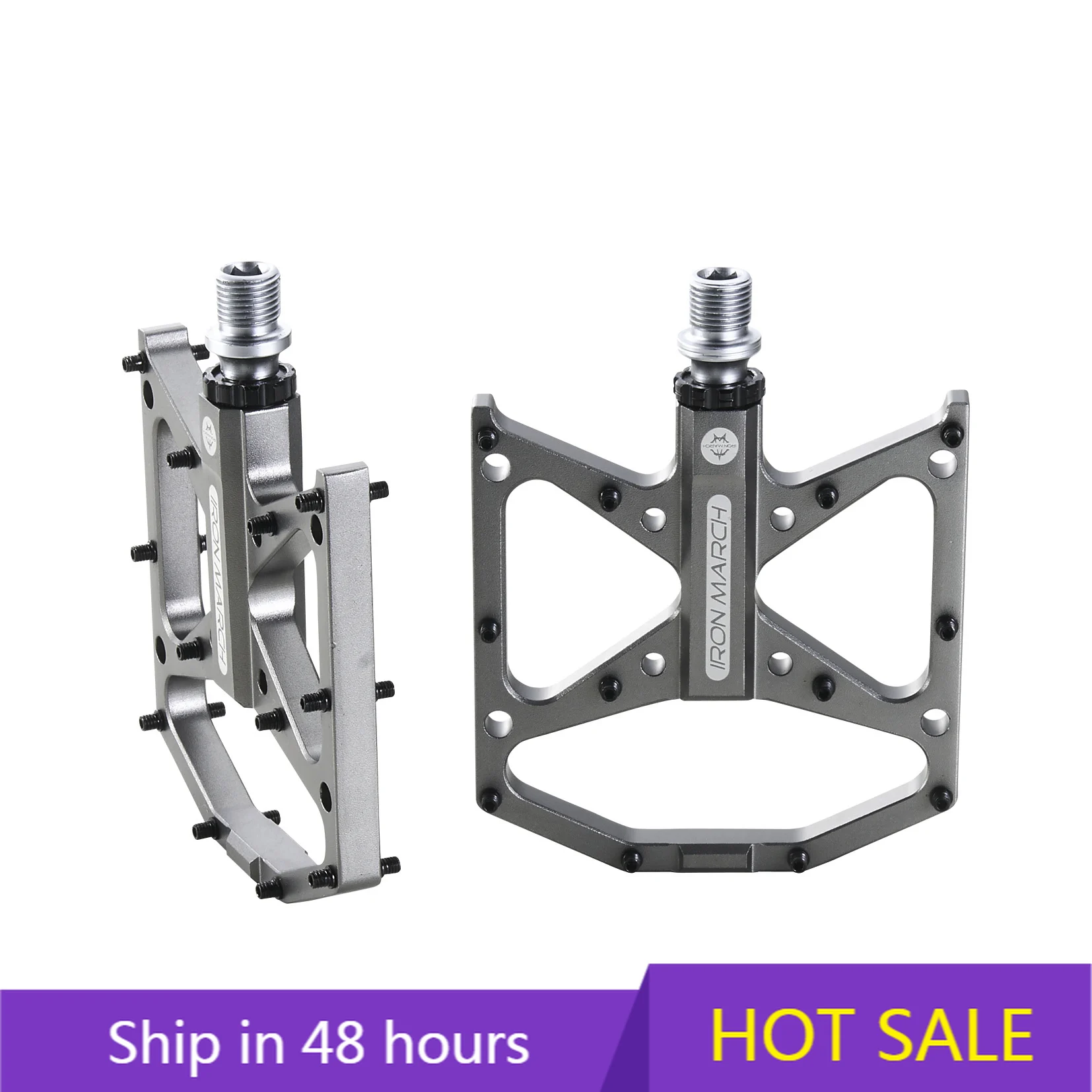 

POWER LEAPALNC-1108 Alloy Road MTB Pedal 3 Bearings Green / Black / Red / Blue / Grey / Gold Colorful Bike Pedals Bicycle Lady P