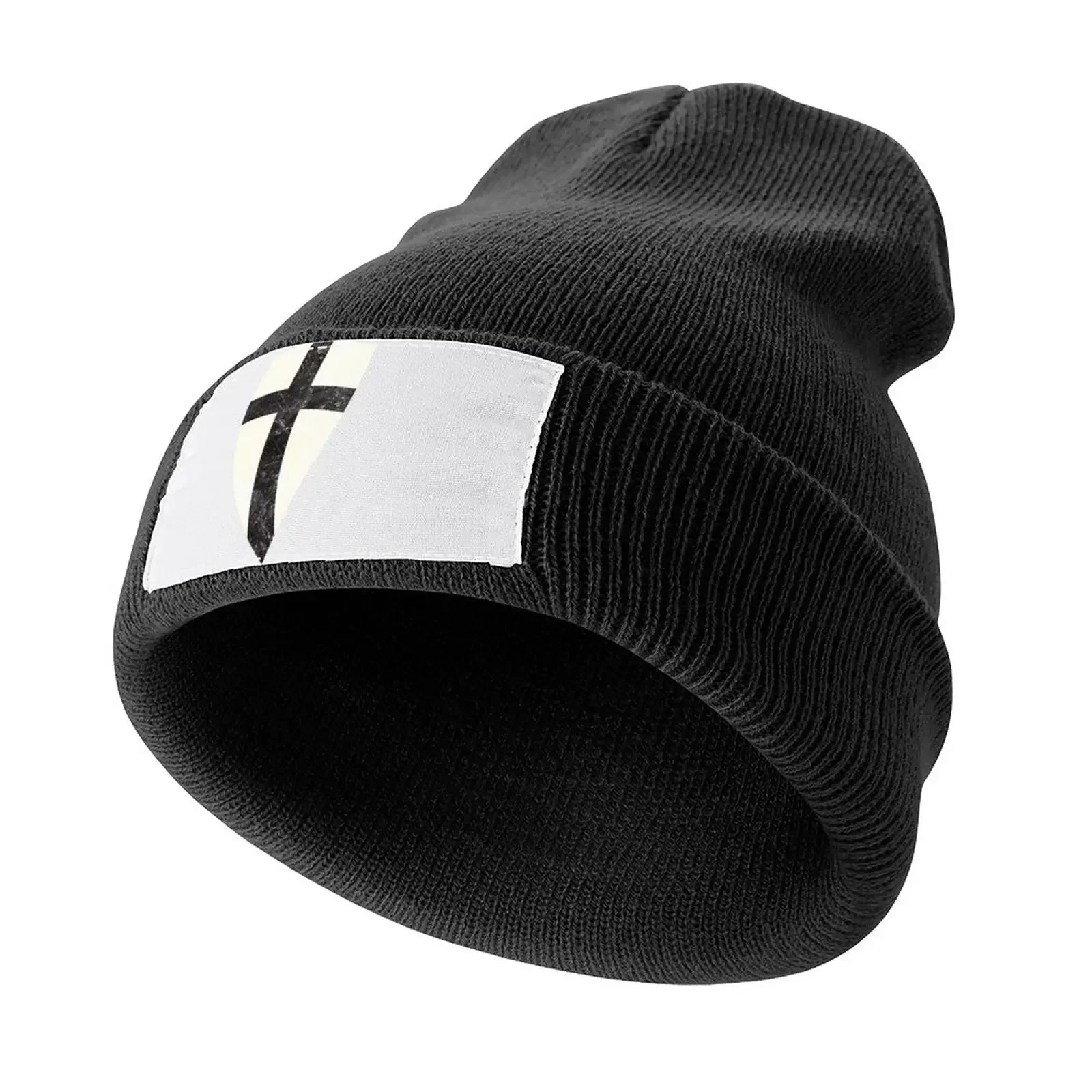 Teutonic Knights Cross Shield Knitted Hat Sun Hat For Children Visor Hat Ladies Men's