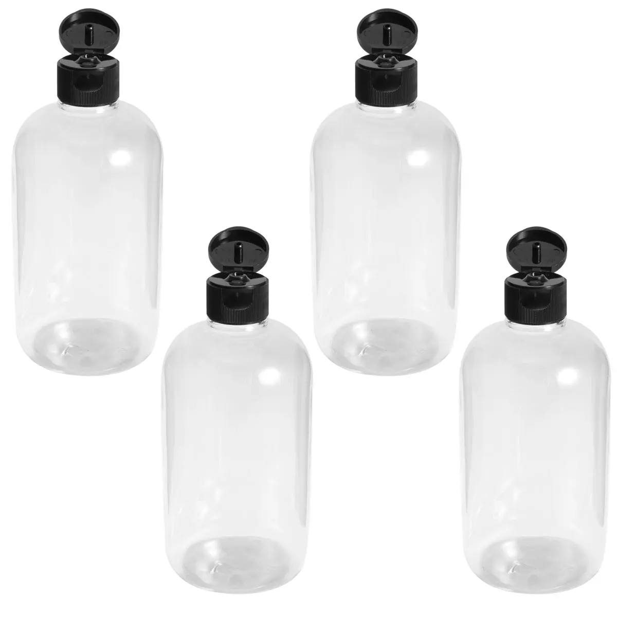 

4pcs Portable Travel Dispenser Bottles Empty Refillable Mini Containers Leakproof Plasticampoo Bottle Toiletries
