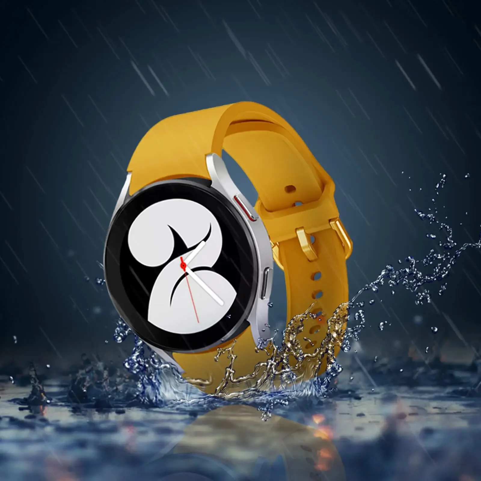 Silicone band For Samsung Galaxy Watch 7/6/5/4 44mm 40mm Bracelet correa Galaxy Watch6 classic 5 pro 45mm 47mm 20mm watch Straps