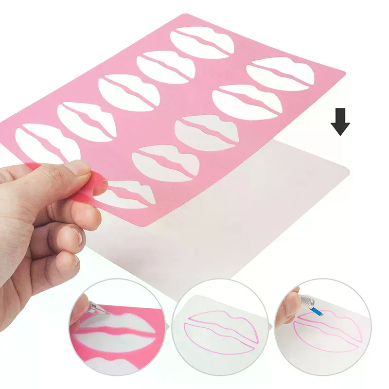 /ACR/Universal Eyebrow Lip Tools Beginners Friendly Eyebrow Template Skin-Friendly Cost-Saving Eyebrow Stencils For Female