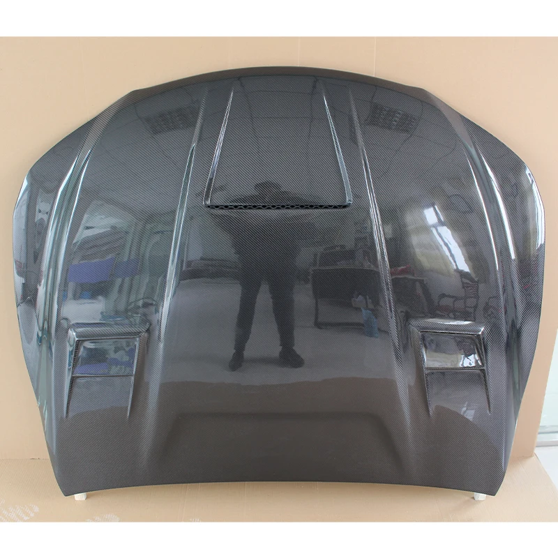 

Car Upgrade Carbon Fiber Engine Hood New Condition Fit For Toyota 2008-2015 Reiz Wet Carbon Fiber
