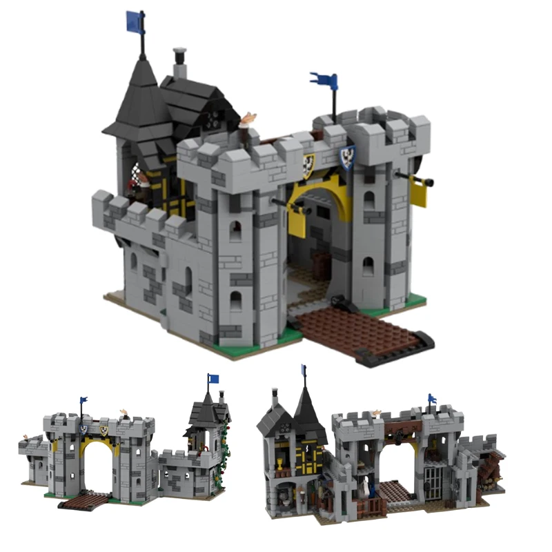 

Spot MOC-194959 Small Particle Assembled Medieval Castle Architecture Series Building Blocks Puzzle Gift Toy Model Ornament