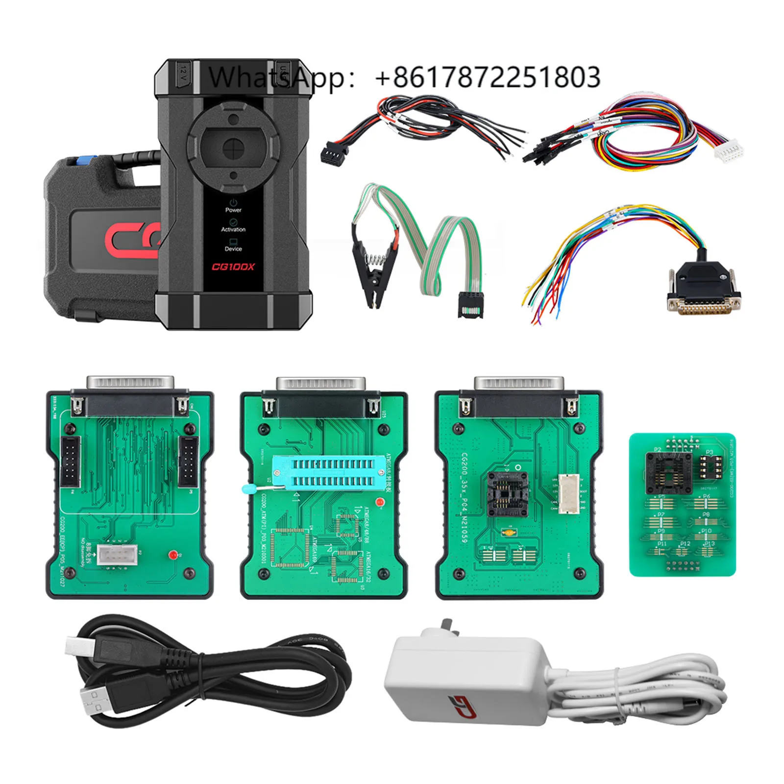 

2024 New CGDI CG100X ECU Programming Repair Tool RENESAS SRS Computer Repair Tool Chip Reader Dashboard Repair Support MQB