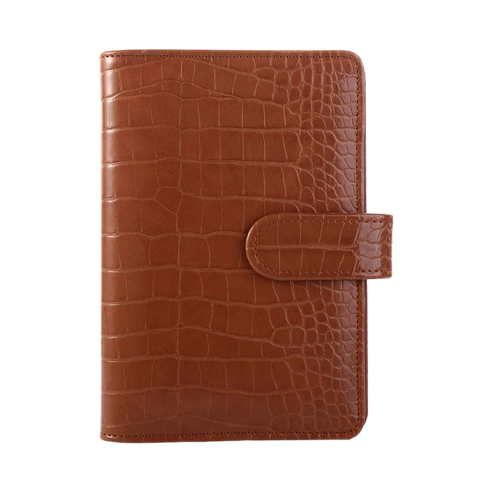 

School Supplies 6 Ring Ring Binder Crocodile Pattern A6 Notebook Notebook Cover Notepad Cover Binder Cover Loose-Leaf Cover