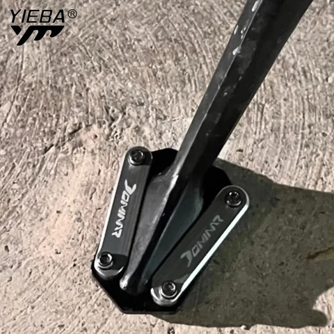 Удлинительная Накладка На Боковую Подножку Из Алюминия Для BAJAJ DOMINAR 250/400 2020-2024 – Увеличенная Площадь Опоры Для Ул...