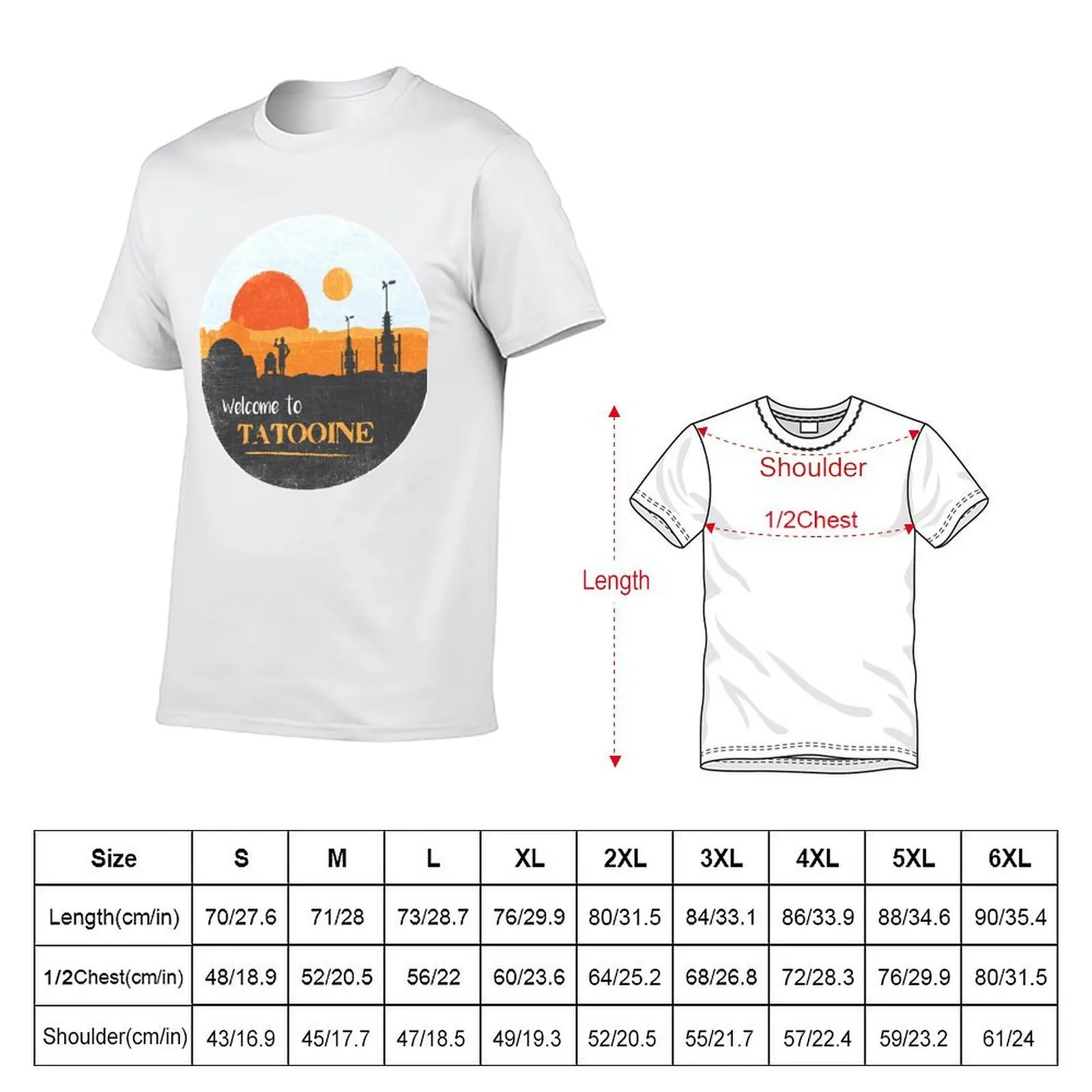 Welcome To Tatooine T-Shirt summer shirt designer shirts mens graphic t-shirts funny