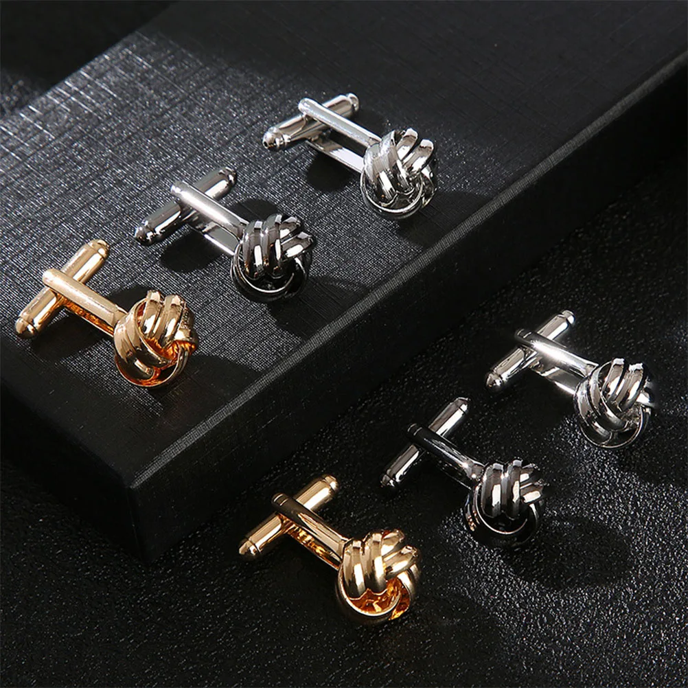 

1pcs Men Cufflinks Vintage Knot Metal Shirt Studs Tuxedo Buttons Durable Smooth Business Suit Accessory Formal Wear Gift For