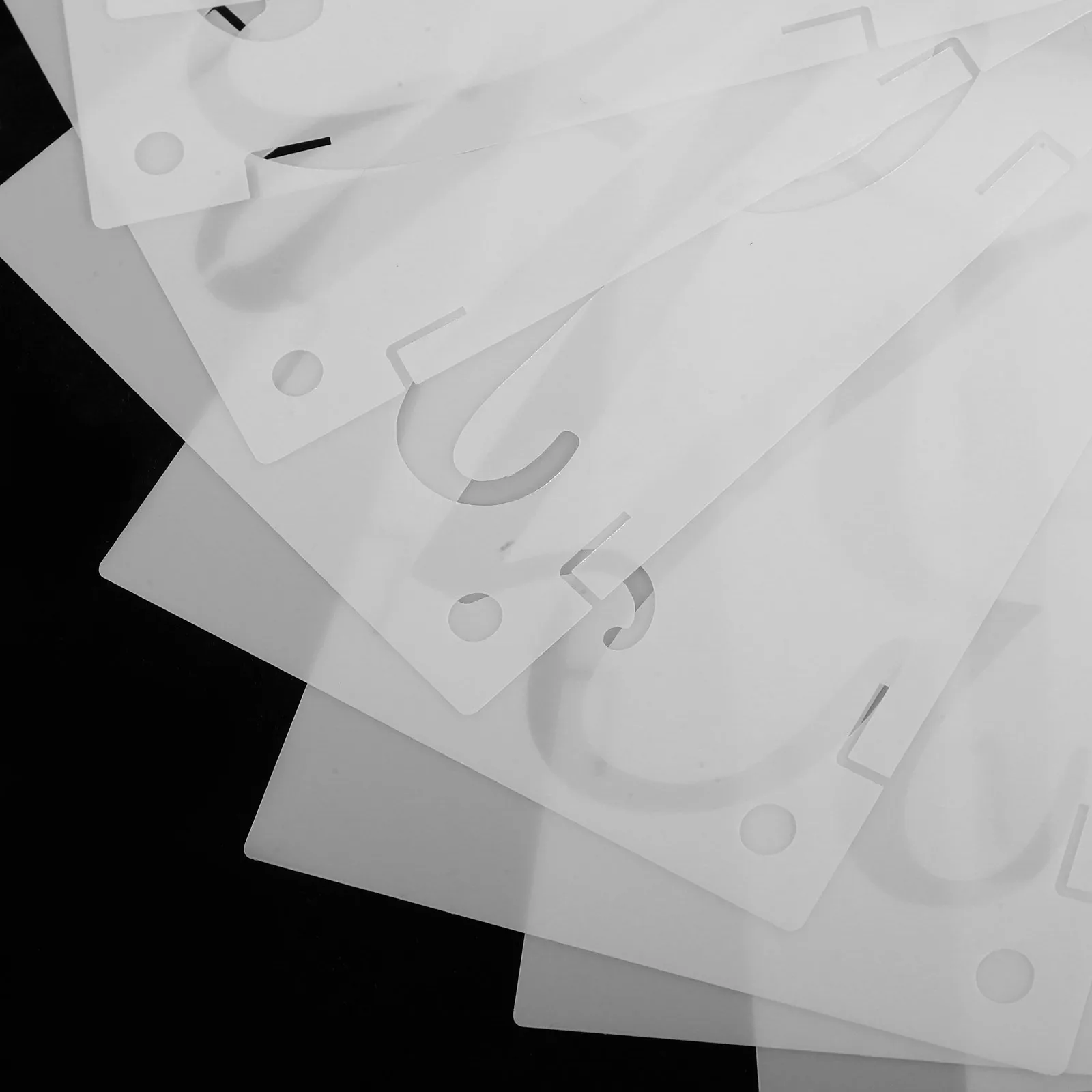 42 قطعة استنسل رقم الحروف القابل لإعادة الاستخدام استنسل مجوف للحيوانات الأليفة لطلاء الرش DIY بها بنفسك جدار الفن الحرفية مشاريع رقم الأبجدية #2