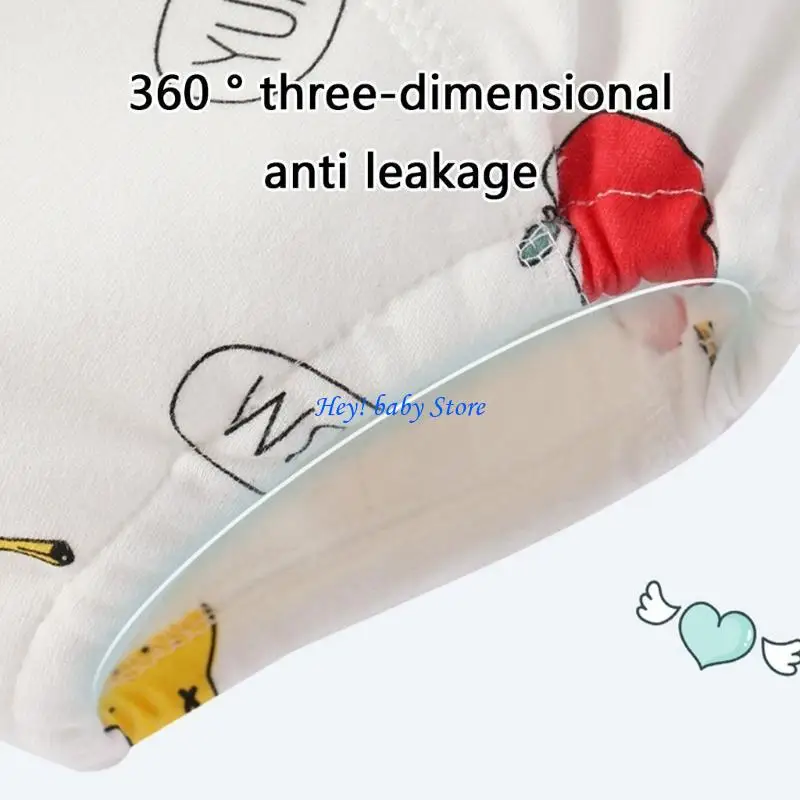 Q1fe pañales tela super absorbentes y transpirables para niños pantalones entrenamiento coloridos 5 piezas ideales para y