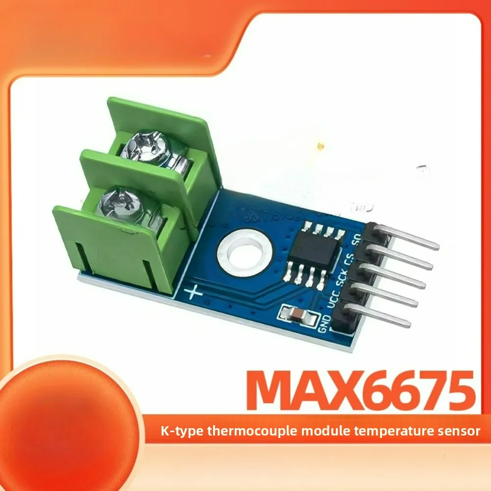 K-Type Thermocouple Temperature Sensor Module (MAX6675) - Includes Measurement Code & Programming Resources Easy Integration