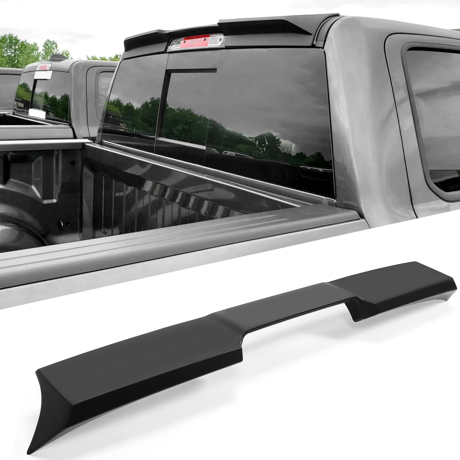 

Задний спойлер на крышу кабины для грузовика, совместимый с Toyota Tundra 2014-2021 CrewMax