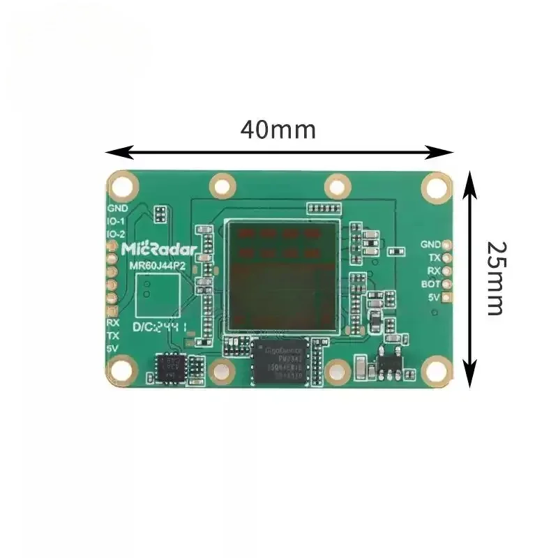وحدة رادار موجة ملليمتر R60BMP1/60G لعد الأشخاص مع كشف الحركة البشرية واستشعار المسافة