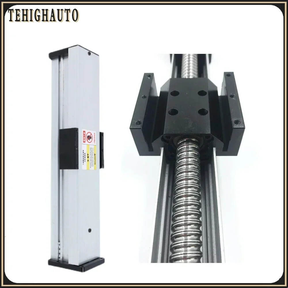 CNC Dustproof Fully Enclosed Module Sliding Table Ballscrew 1204/1605/1610 MGR12 Slider  MGN12C Block Linear Rail Router XYZ