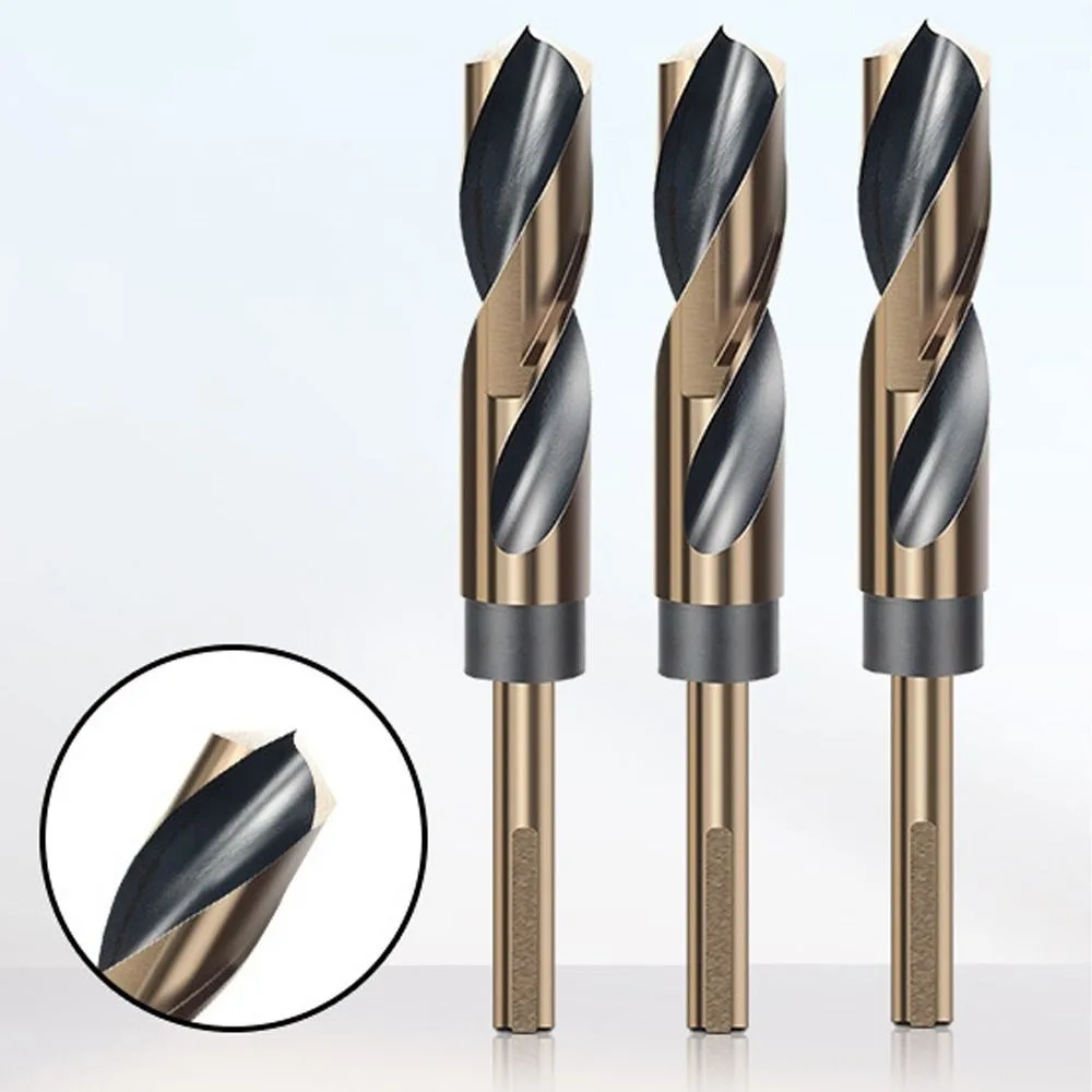 

Прочное спиральное сверло 12-30 мм HSS, портативные сверла с пониженным хвостовиком, круглый хвостовик, сверло с ЧПУ, сверлильный инструмент