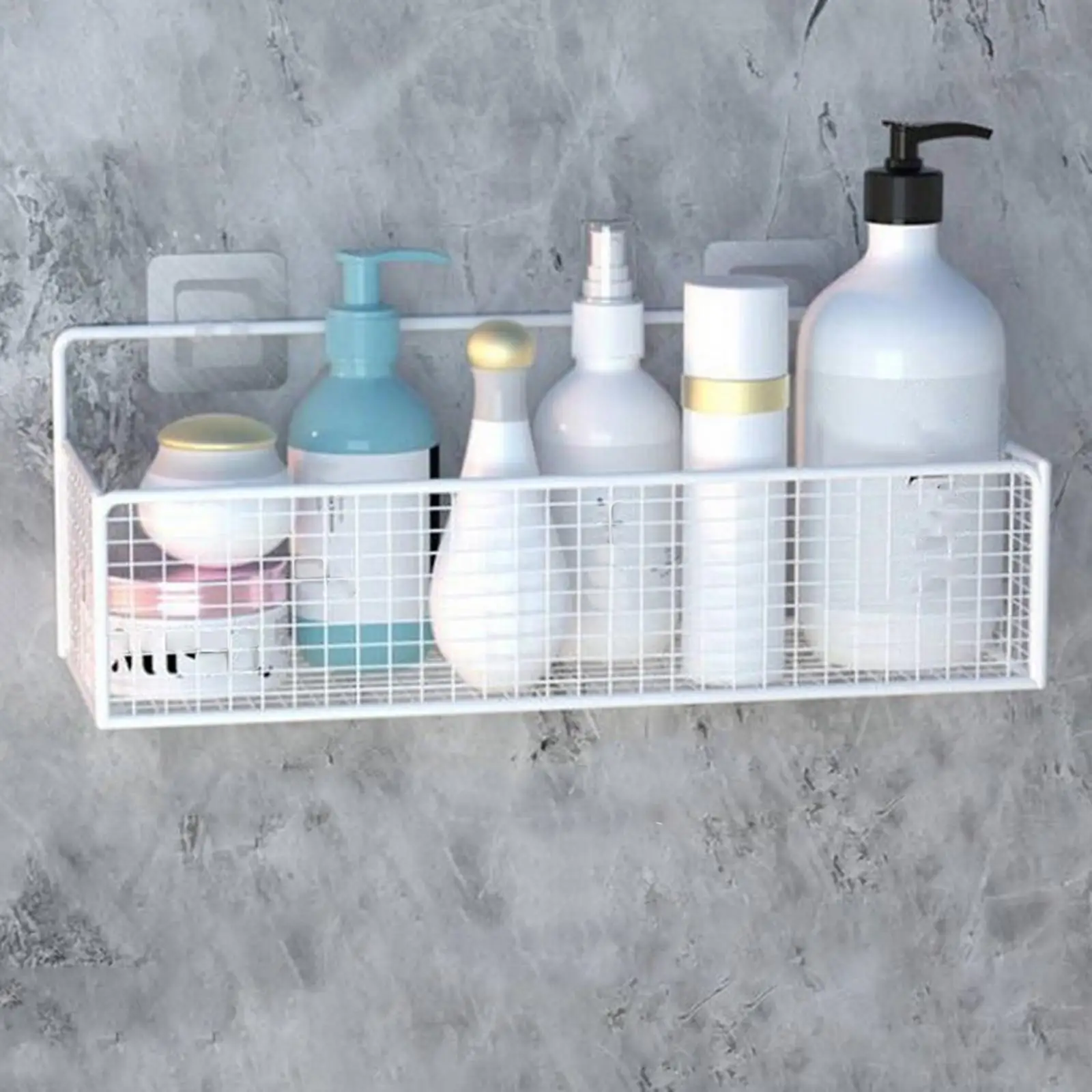 Wall Mounted Steel Wire Basket Space Saving Storage Organizer for Kitchen Bathroom Laundry Pantry - view 4