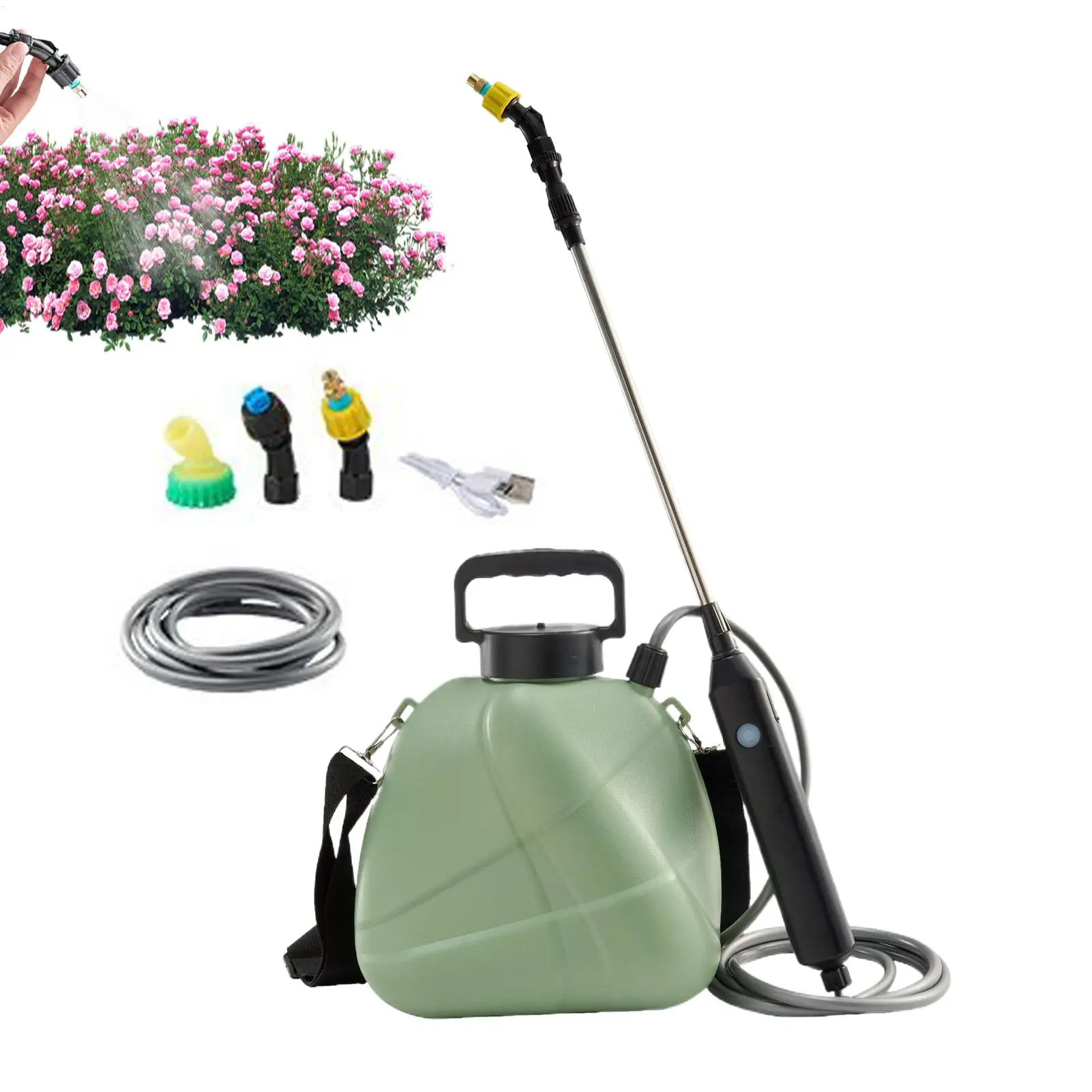 

5L Electric Backpack Sprayer Pesticide Sprayer Rechargeable Automatic Sprayer Bottle 3 Modes for Garden Irrigation for Lawn