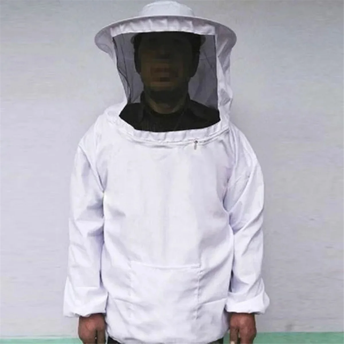 

N09R Protective Beekeeping Jacket Veil Overalls, Beekeeping Cap Sleeves Beekeeper Suit, Beekeeping Bee Jacket
