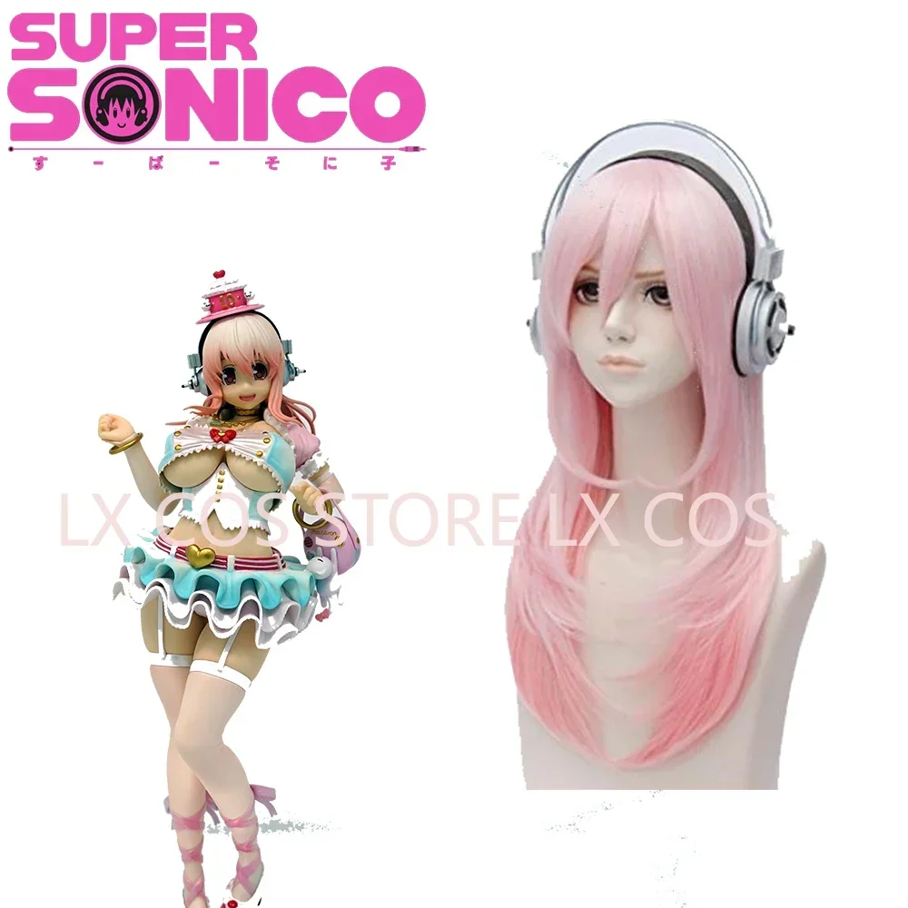 Anime Super Sonico Cosplay Costume 10nd Birthday Party Figure Outfit Costume MadeLX COS view 4