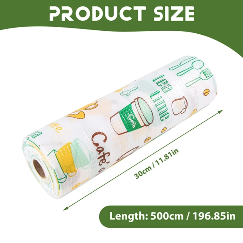 PTST Multi-Function Drawer Shelf Liner Foam Paper For Kitchen Cabinets,Refrigerator,Drawers,Cabinets(12 X 196Inch)