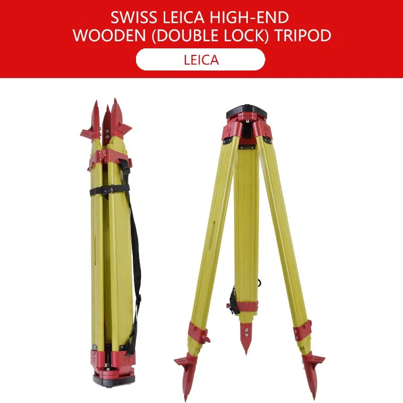 Tripod Aluminum Alloy Solid Wood Level Gauge Theodolite Total Station Surveying And Mapping Support Tool Accessories