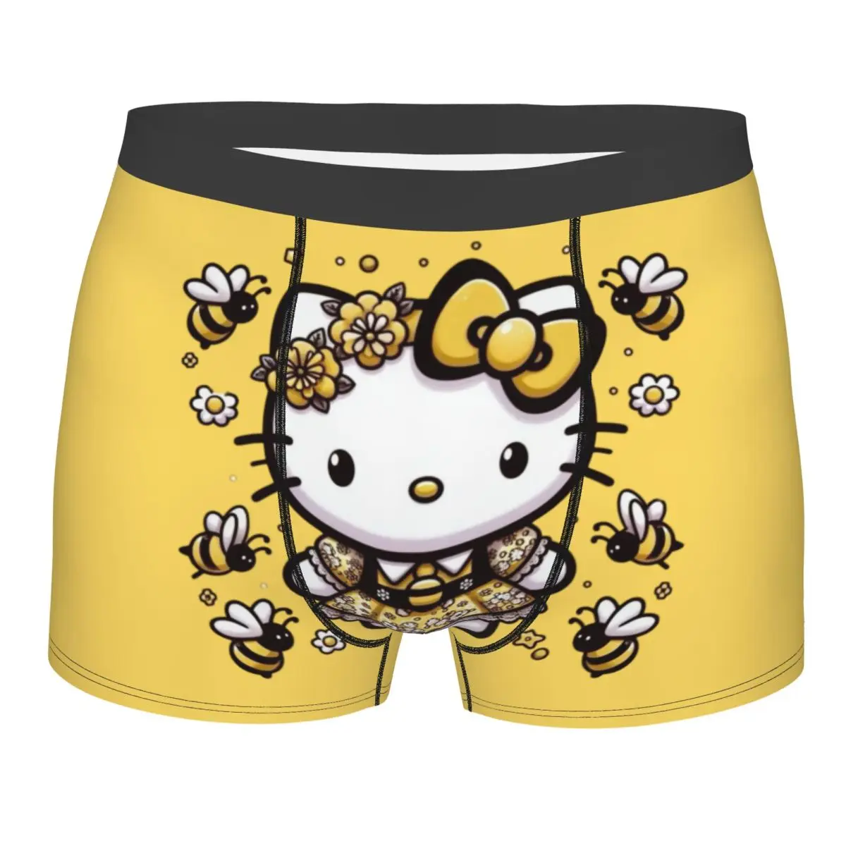 

Custom Cartoon Cat Hello Kitty Boxers Shorts Men Briefs Underwear Fashion Underpants
