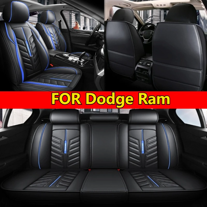 

Car seat cover PU leather comfortable waist high-end full set 5-seat full wrap four seasons seat cover FOR Dodge Ram