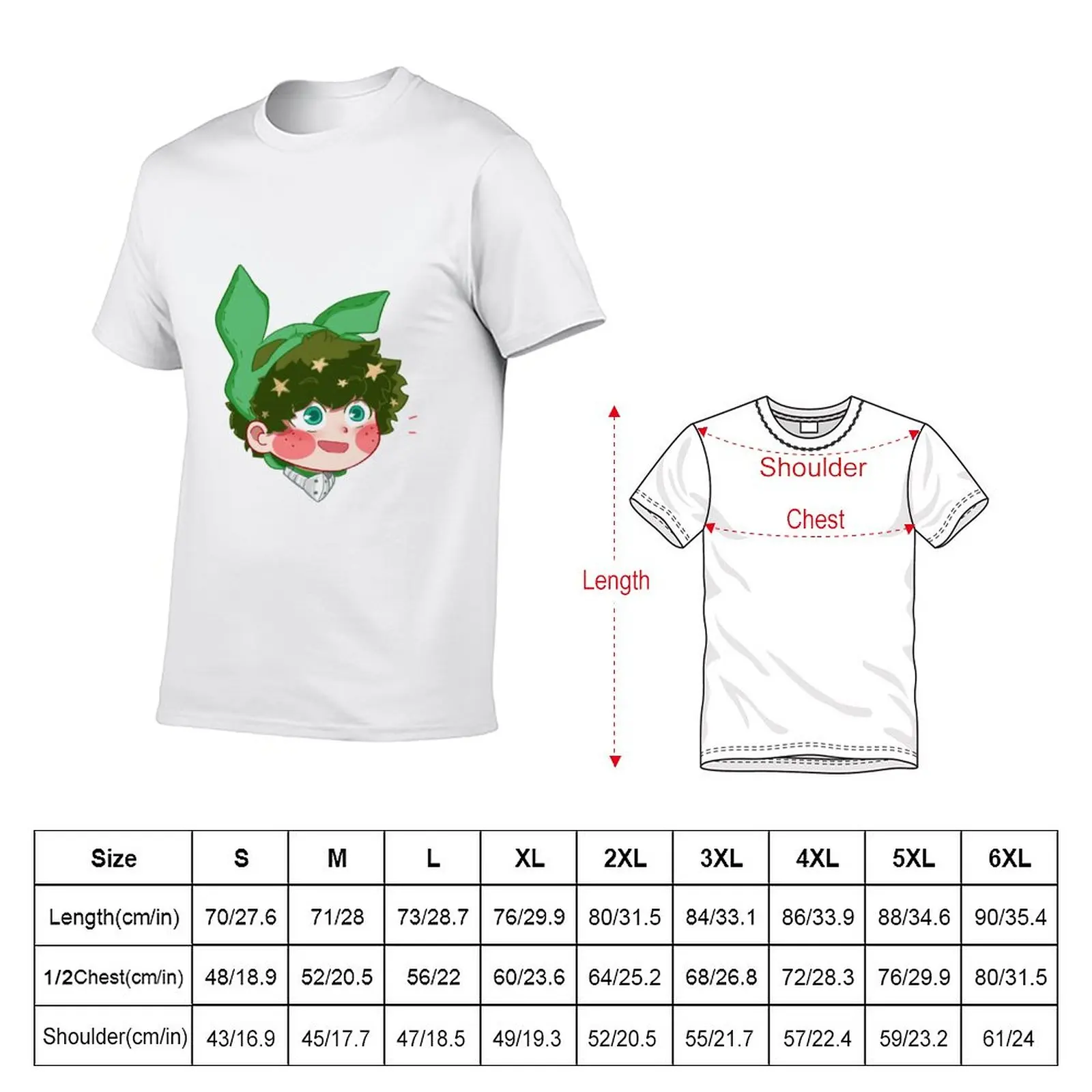 New Excited Izuku T-Shirt t shirt man plain t-shirt blank t shirts sweat shirt mens big and tall t shirts