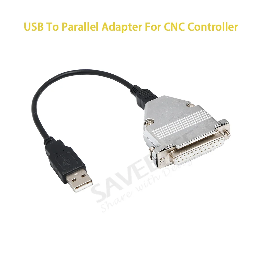 

CNC Controller High-speed USB To DB25 Parallel Adapter Converter For Mach3 Software