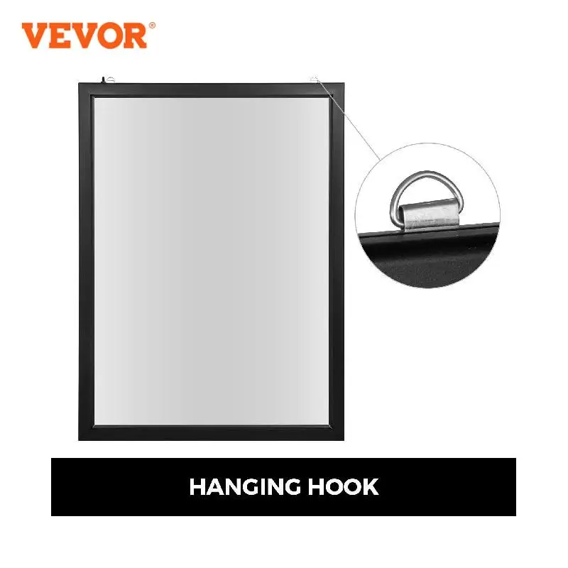

VEVOR 33X23inch LED Movie Poster Frame Aluminum LED Light Box Sign Holder for Poster Advertising Menu/Business Sign Menu Display