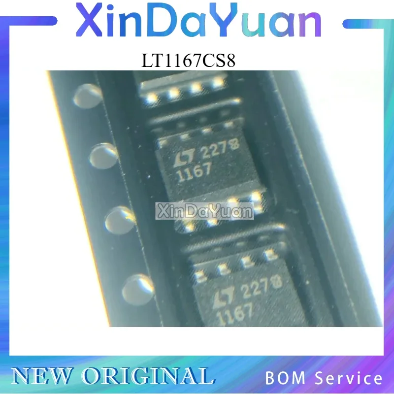 

5 шт. LT1167 LT1167CS8 SOP-8 LT1167ACS8 Чип приборного усилителя