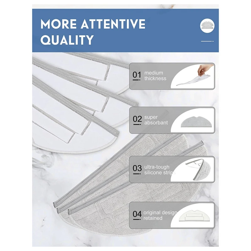 Main Side Brush HEPA Filter Mop Cloth Dust Bags For Roborock S8 Pro Ultra Robot Vacuum Cleaner Accessories