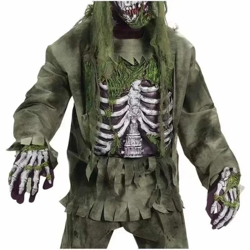 Disfraz de Monstruo de Esqueleto Aterrador para Niños y Adultos, para Halloween, Spooktacular3'c;5,h/8