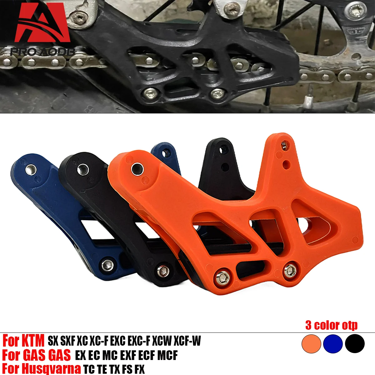 

Durable Motocross Chain Guide For KTM EXC EXCF SX SXF XCF XCFW Husqvarna TC TE FE 125-501 FREERIDE 250R 350 SMC R ABS 2008-2021